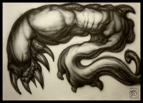 Worm That Gnaws in the Night by Mariusz Siergiejew
