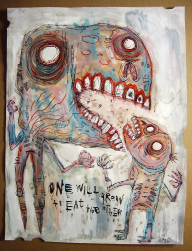 One Who Will Grow To Eat The Other by Justin Aerni