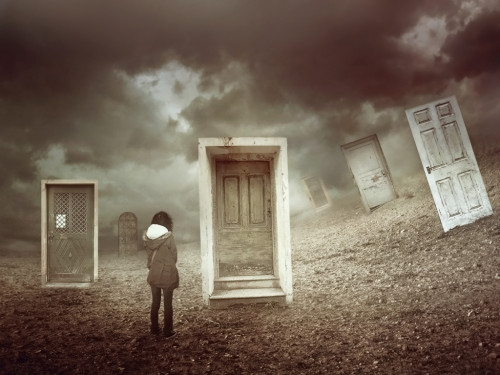 Closed Doors by Amandine Van Ray