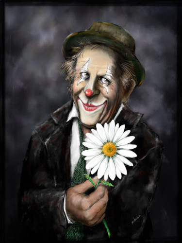 Clown Offering by Linda Saboe